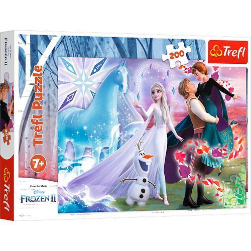 Puzzle 200 pcs - Mundo Mágico das Irmãs | Frozen