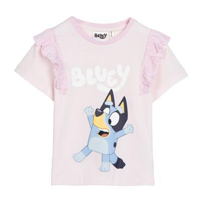 T-Shirt Single Jersey Bluey Rosa
