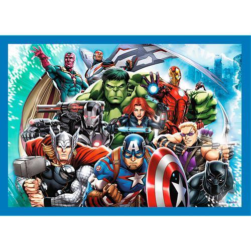 Puzzles 4 em 1 - Brave Avengers / Disney Marvel The Ave - Image 4