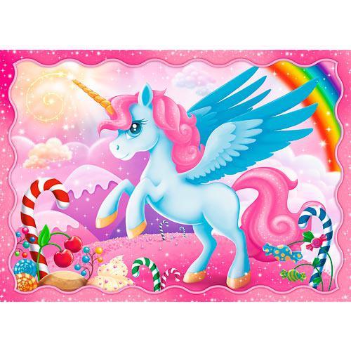 Puzzles 4 em 1 - Unicorns and magic / Trefl - Image 3