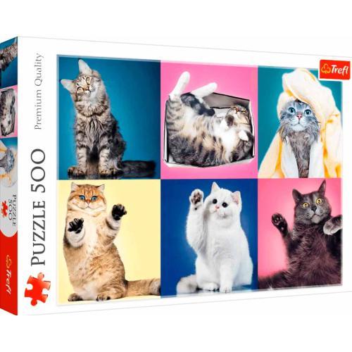Puzzle 500 pcs Gatinhos