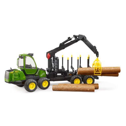 John Deere 1210E Forwarder com 4 troncos e pinça - Image 2