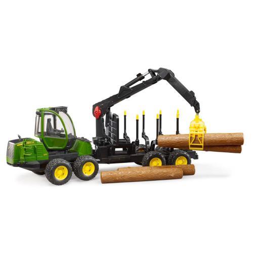 John Deere 1210E Forwarder com 4 troncos e pinça - Image 4