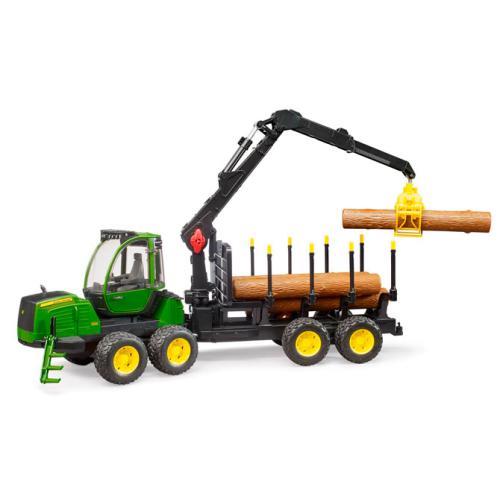 John Deere 1210E Forwarder com 4 troncos e pinça - Image 6