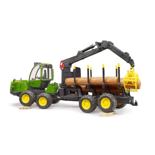 John Deere 1210E Forwarder com 4 troncos e pinça - Image 7