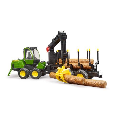 John Deere 1210E Forwarder com 4 troncos e pinça - Image 8