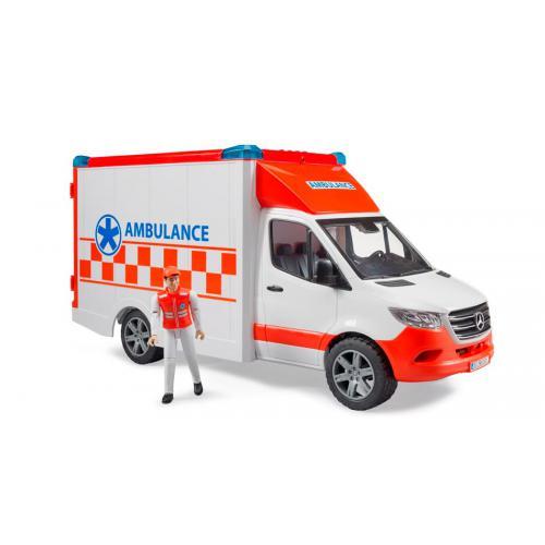 Ambulância MB Sprinter c/ Motorista e Módulo de Luz e S - Image 2