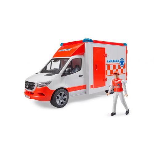 Ambulância MB Sprinter c/ Motorista e Módulo de Luz e S - Image 3