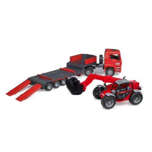 Camião MAN TGA c/ Carregador Telescópico Manitou MLT 63 - Image 9