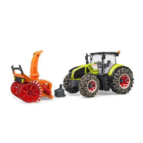 Claas Axion 950 with snow chains and snowblower - Image 6