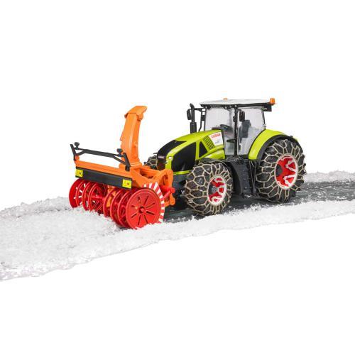 Claas Axion 950 with snow chains and snowblower - Image 13