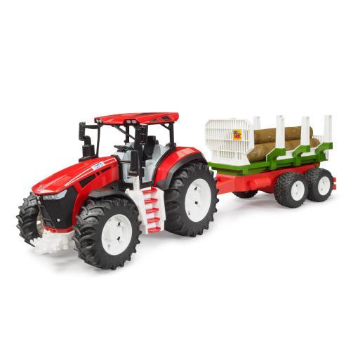 Trator Roadmax c/ Atrelado e 3 Troncos