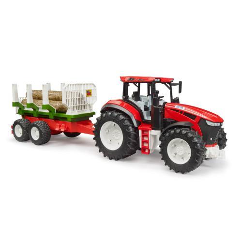 Trator Roadmax c/ Atrelado e 3 Troncos - Image 2