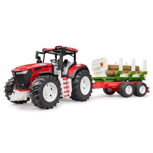 Trator Roadmax c/ Atrelado e 3 Troncos - Image 3
