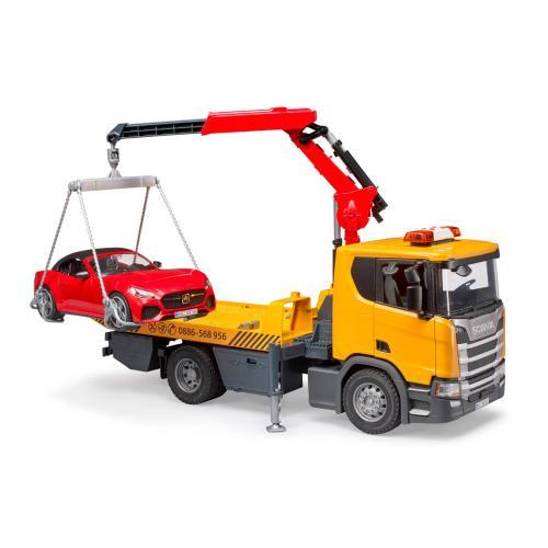 Reboque Scania Super 560R c/ Módulo L+S e Carro Vermelh - Image 2