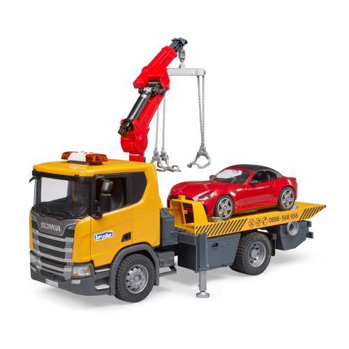 Reboque Scania Super 560R c/ Módulo L+S e Carro Vermelh - Image 5