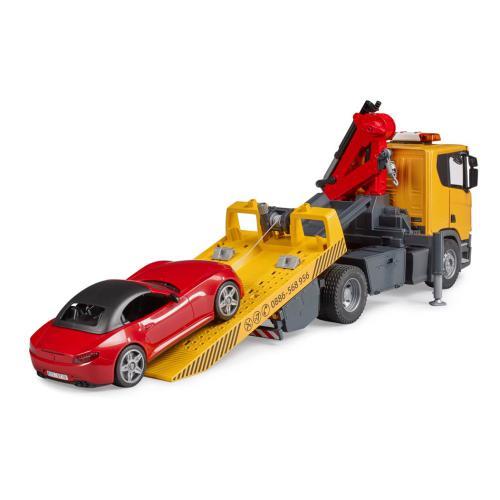 Reboque Scania Super 560R c/ Módulo L+S e Carro Vermelh - Image 7