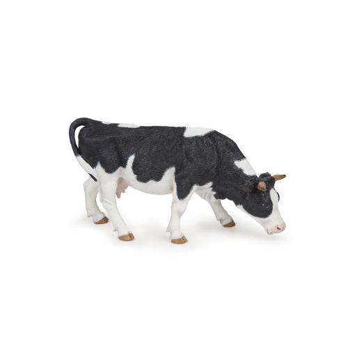 Vaca Preta e Branca a Pastar