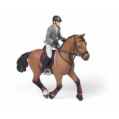 Cavalo de Competição c/ Cavaleiro