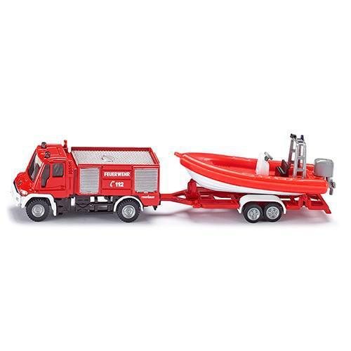 Unimog Camião de Bombeiros com Barco
