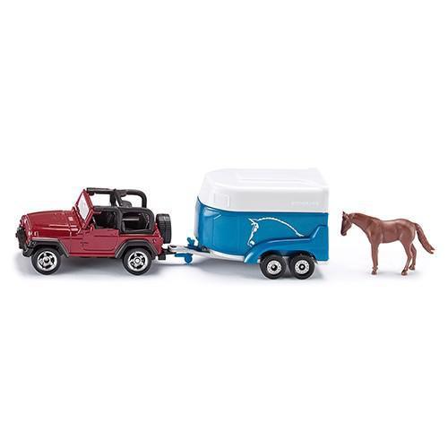 Jeep Com Reboque Para Transporte de Cavalos