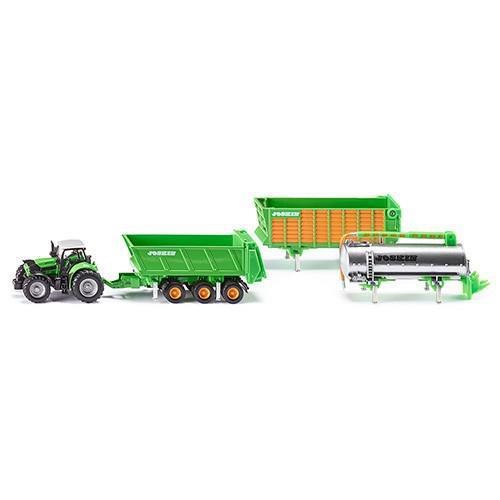 Trator Deutz Com Conjunto de Reboques