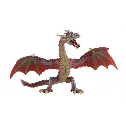 Dragão asas abertas vemelho