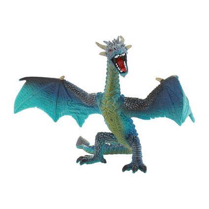 Dragão asas abertas verde