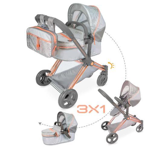 **Carrinho de Bonecas 3 em 1 - 73 cm. - Cityx - Image 8