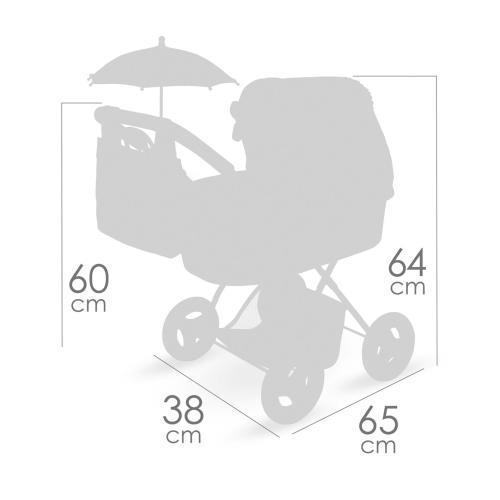 Carrinho de Bonecas 60 cm c/ Chapéu - Sophie - Image 7