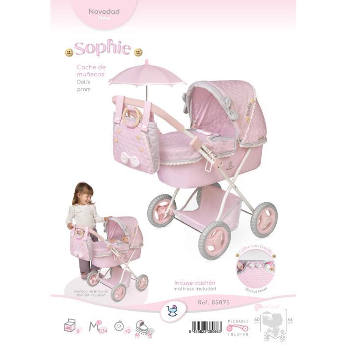 Carrinho de Bonecas 60 cm c/ Chapéu - Sophie - Image 9