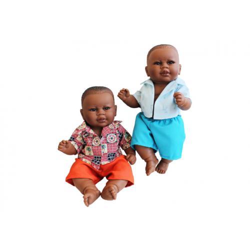Boneco 45 cm. Mulato