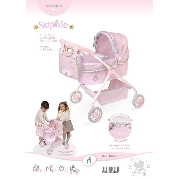Carrinho de Bonecas 56cm - Sophie - Image 8
