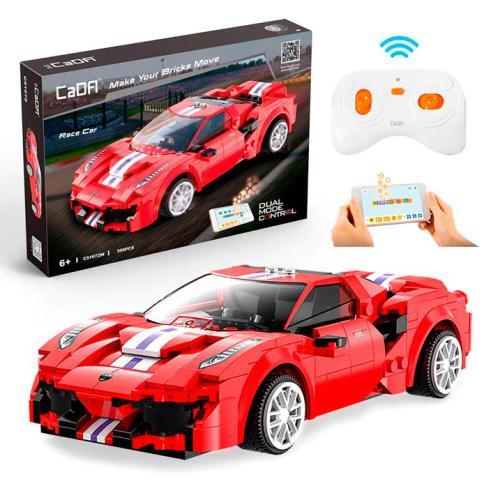 Cada: Carro de Corrida App+Rc 306 Pcs