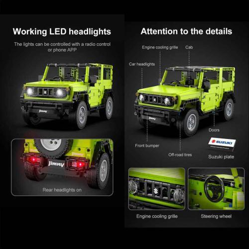 Cada: 1:12 Suzuki Jimny App+Rc 579 Pcs - Image 6