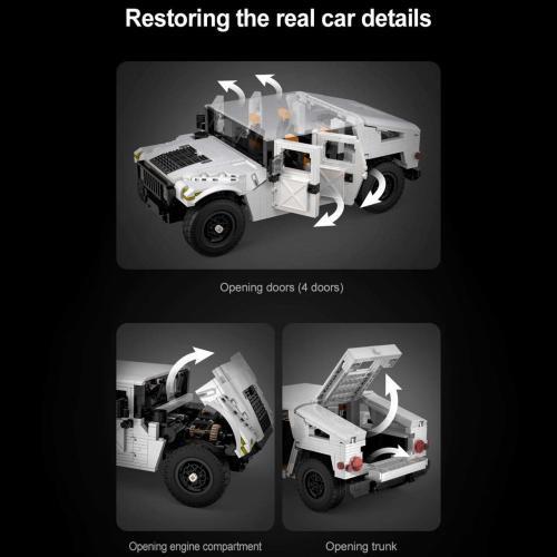 Cada: 1:12 Humvee Off-Road 1386 Pcs - Image 6