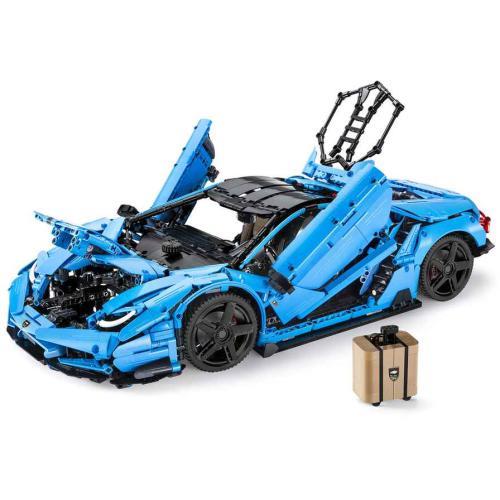 Cada Master: Super Carro Azul 3842 Pcs - Image 4
