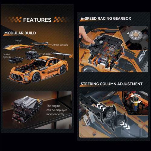Mercedes Amg Gt3 1:8 5466 Pcs C64008W - Image 5