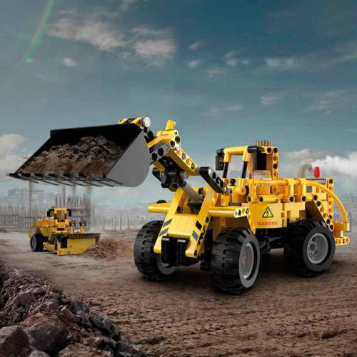 Cada: Escavadora Bulldozer 2 em 1 - 693 Pcs - Image 4