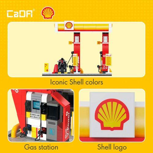 Cada: Posto de Combustível Shell 305 Pcs - Image 5