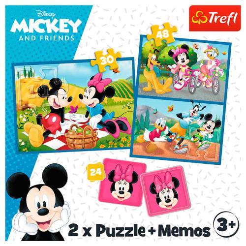 Puzzle 2 em 1 + memo - Meet the Disney characters - Image 5