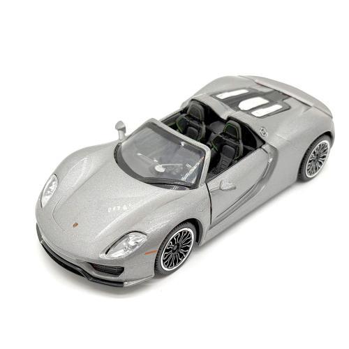 Porsche 918 Spyder 1:32 Pullback Grey D00392