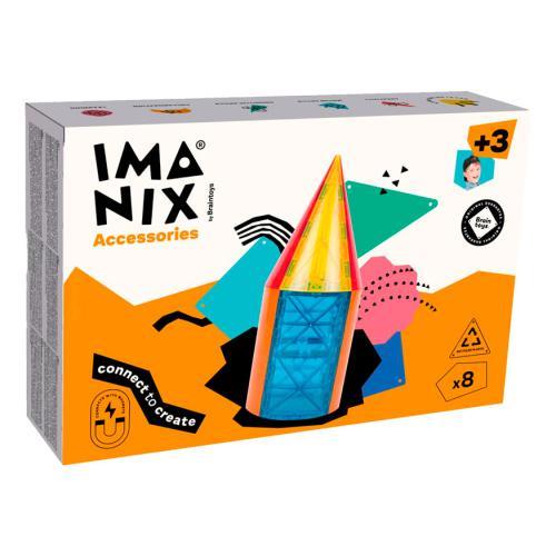 Braintoys Imanix Clássico Curvas 8 Peças.