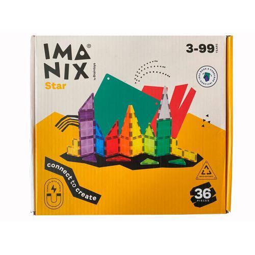Braintoys Imanix Classic Star 36 Peças
