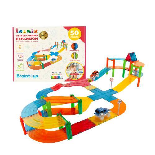 Braintoys Imanix Pista de Corrida 50 Peças.