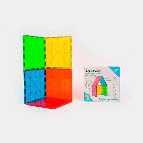 Braintoys Imanix Quadrados Grandes 5 Peças.