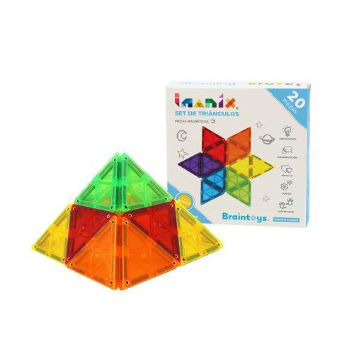 Braintoys Imanix Triângulos 20 peças