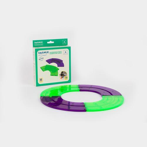 Braintoys Imanix Speedway Curva 4 Peças.