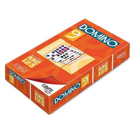 Jogo de Dominó Duplo c/ 9 Cores