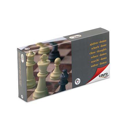 Jogo de Xadrez e Damas Magnético Médio